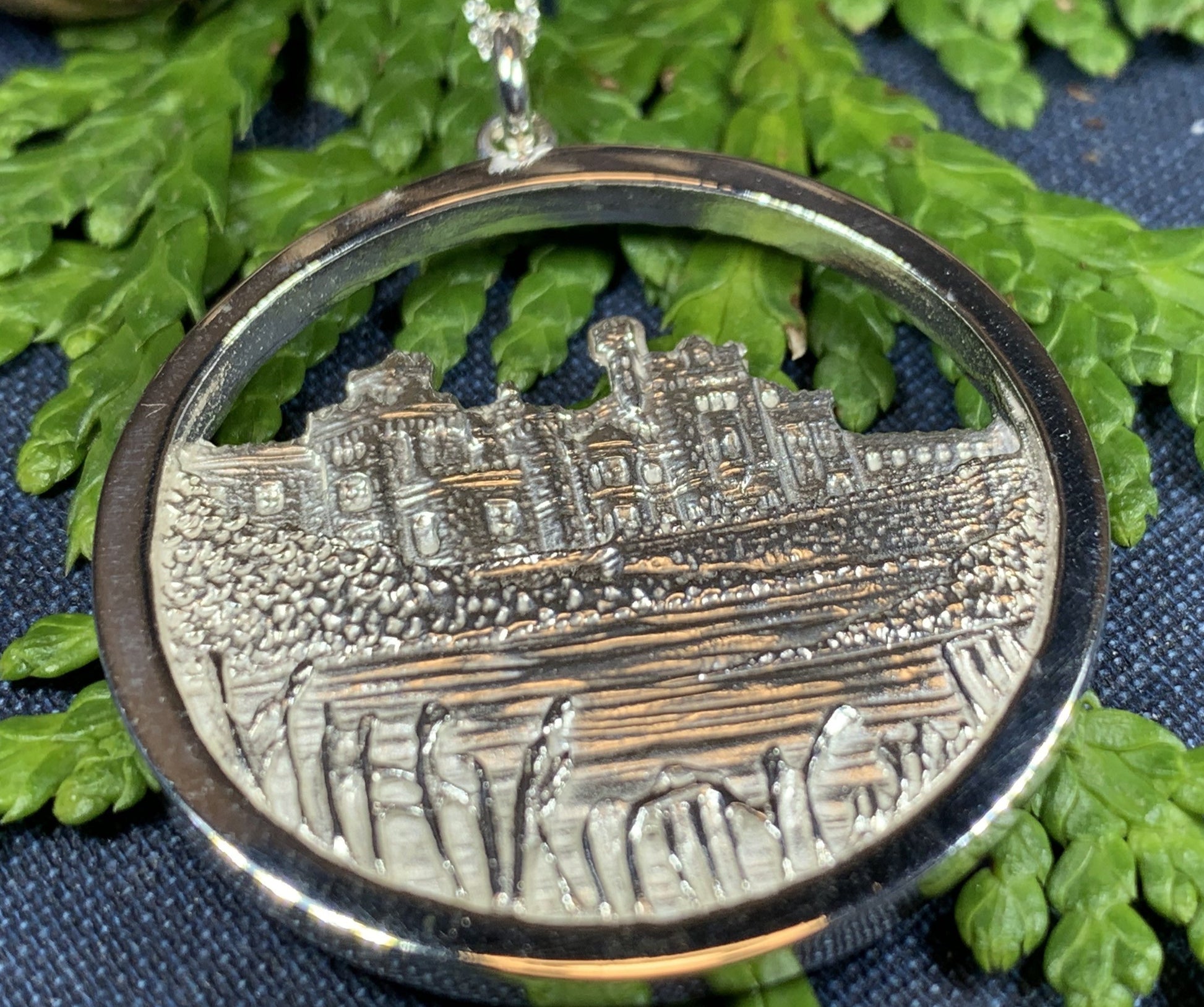 Irish Castle Necklace — view 3