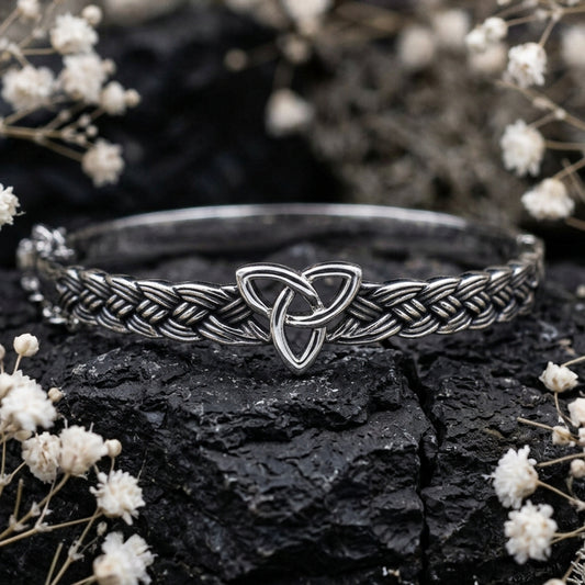 Trinity Knot Bangle Bracelet — view 7