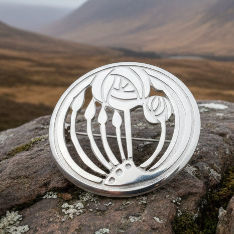 Scottish Mackintosh Brooch, Celtic Jewelry, Scotland Jewelry, Outlander Jewelry, Rennie Mackintosh Gift, Mom Gift, Wife Gift, Rose Jewelry