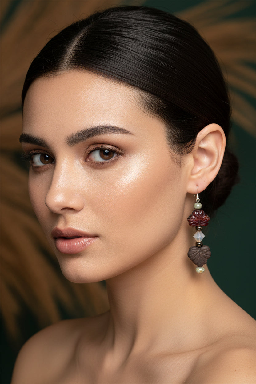 Celtic Autumn Earrings — view 3