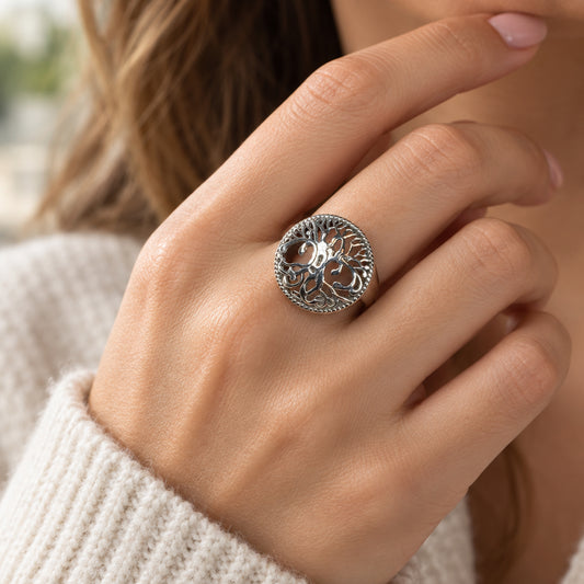 Adela Tree of Life Ring — view 3