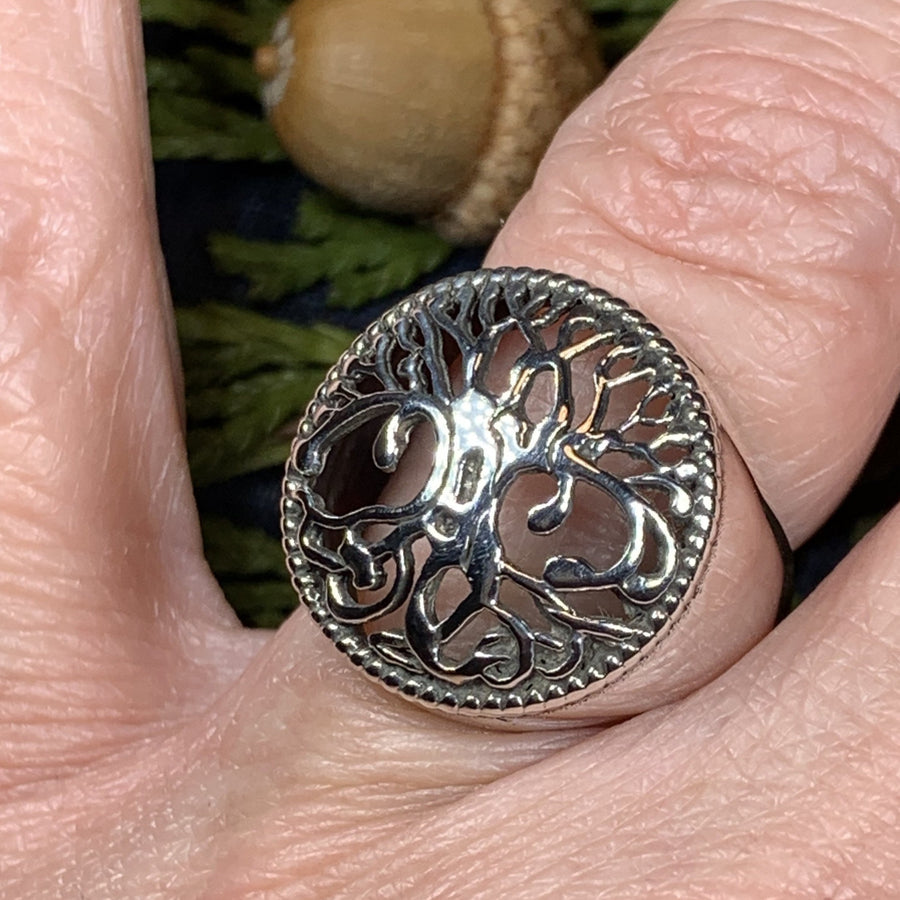 Tree of Life Ring, Celtic Jewelry, Irish Jewelry, Norse Jewelry, Irish Gift, Tree Ring, Anniversary Gift, Bridal Jewelry, Sweet 16 Gift
