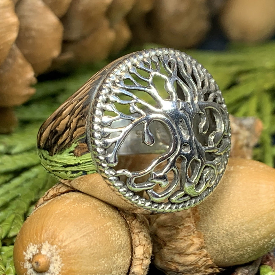 Tree of Life Ring, Celtic Jewelry, Irish Jewelry, Norse Jewelry, Irish Gift, Tree Ring, Anniversary Gift, Bridal Jewelry, Sweet 16 Gift