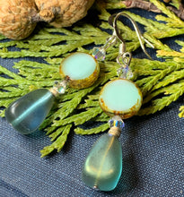 Load image into Gallery viewer, Fairy Pools Earrings, Celtic Jewelry, Crystal Jewelry, Wiccan Jewelry, Mom Gift, Sister Gift, Aunt Gift, Teacher Gift, Girlfriend Gift
