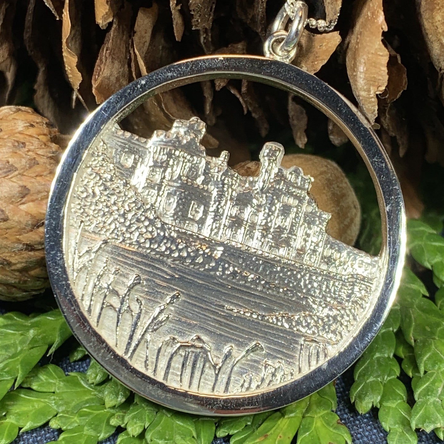 Irish Castle Necklace — view 4