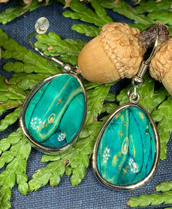 Celtic Organic Earrings, Scotland Jewelry, Outlander Jewelry, Celtic Jewelry, Wiccan Jewelry, Norse Jewelry, Girlfriend, Heathergem Gift