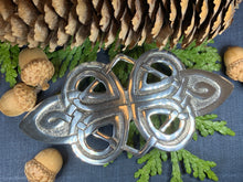 Load image into Gallery viewer, Celtic Knot Hair Clip, Celtic Barrette, Irish Jewelry, Pagan Jewelry, Friendship Gift, Wiccan Jewelry, Norse Jewelry, Animal Barrette
