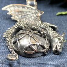 Load image into Gallery viewer, Archion Dragon Moon Necklace
