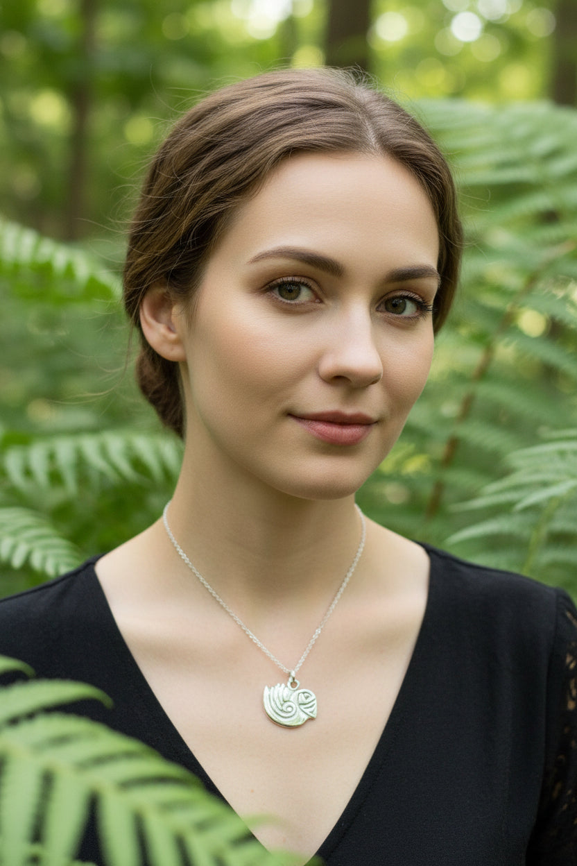 Orkney Puffin Necklace - Handmade in Scotland — view 7