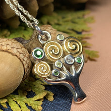 Load image into Gallery viewer, Tree of Life Necklace, Celtic Jewelry, Irish Jewelry, Nature Jewelry, Anniversary Gift, Norse Jewelry, Yoga Jewelry, Graduation Gift

