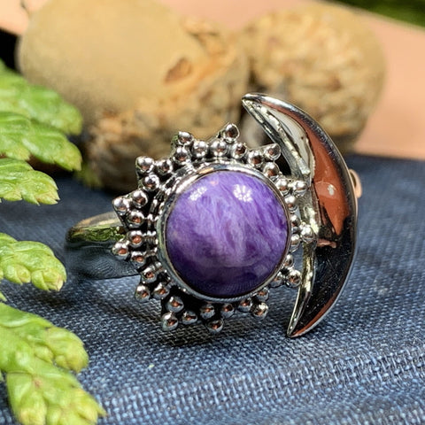 Load image into Gallery viewer, Bella Luna Crescent Moon Ring
