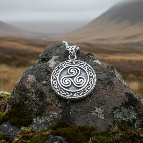 Ancient Spirit Celtic Spiral Necklace 04