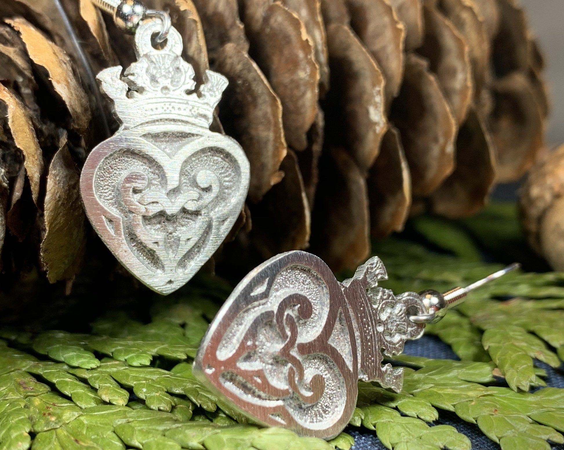 Royal Scottish Luckenbooth Earrings for Women — view 3