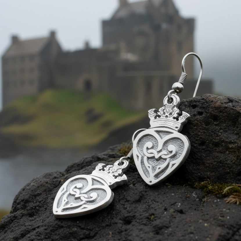 Royal Scottish Luckenbooth Earrings for Women — view 7