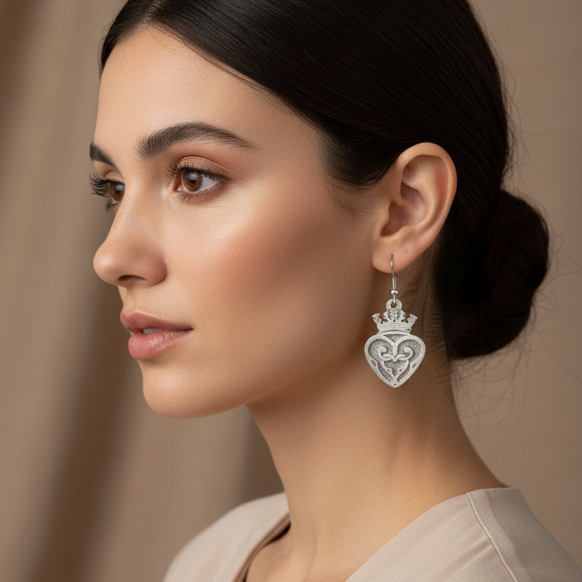 Royal Scottish Luckenbooth Earrings for Women — view 4
