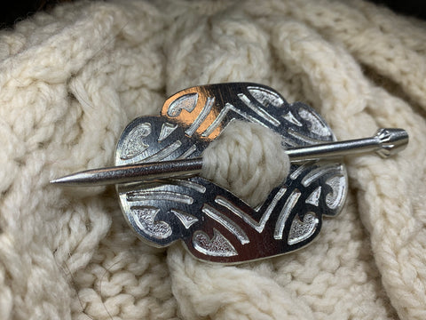 Load image into Gallery viewer, Celtic Scarf Ring, Scotland Jewelry, Irish Jewelry, Celtic Jewelry, Outlander Jewelry, Celtic Spiral Jewelry, Sister Gift, Scarf Slide
