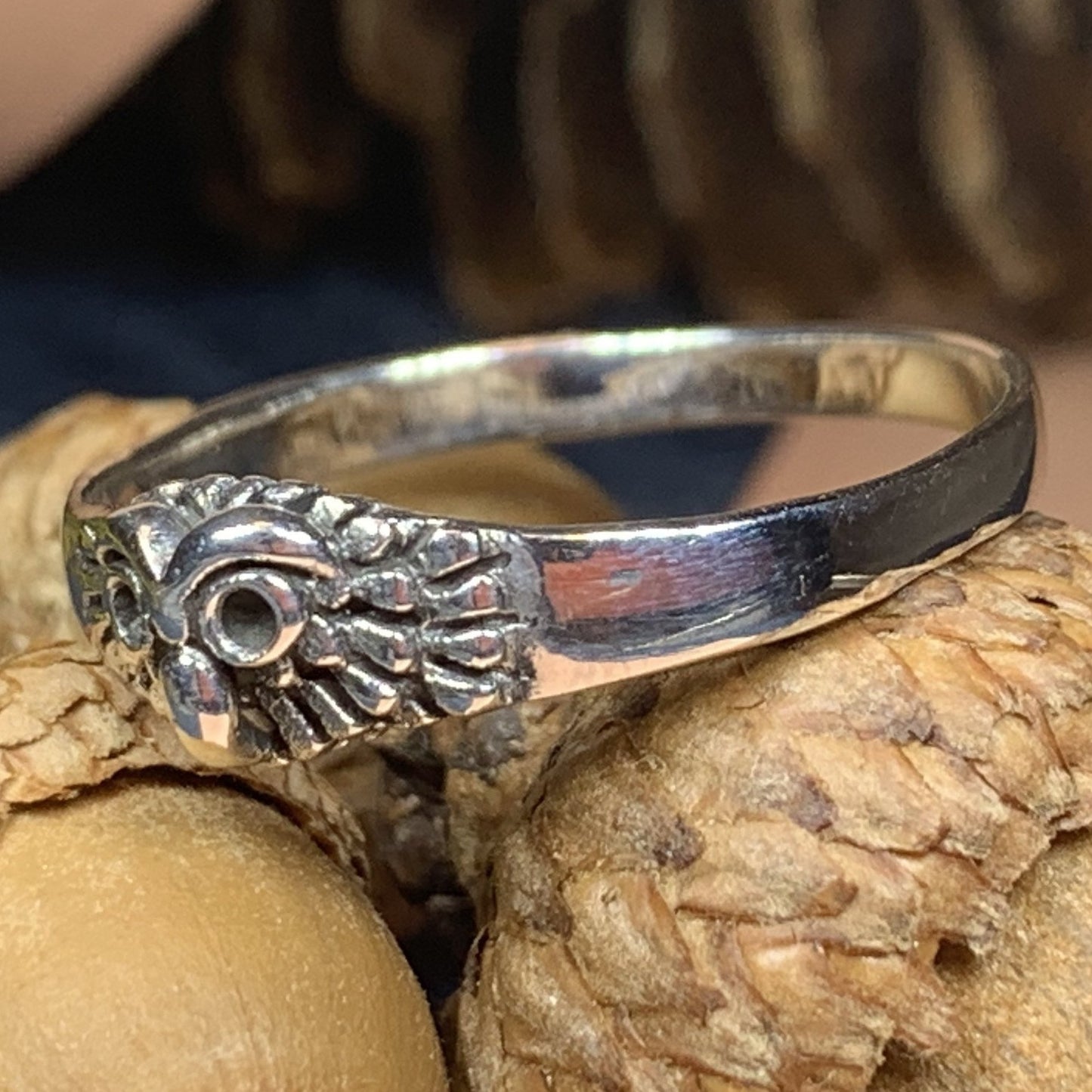 Oona Owl Ring — view 6