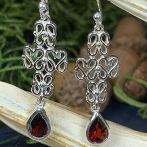 Celtic Knot Earrings, Celtic Jewelry, Irish Jewelry, Love Knot Jewelry, Bridal Jewelry, Gemstone Jewelry, Scotland Jewelry, Mom Gift
