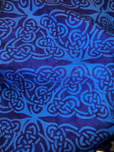 Load image into Gallery viewer, Celtic Scarf, Batik Scarf, Celtic Wrap, Celtic Knot Gift, Teacher Gift, Mom Gift, Sister Gift, Wife Gift, Irish Gift, Colorful Scarf

