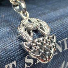 Load image into Gallery viewer, Thistle Necklace, Celtic Jewelry, Scotland Jewelry, Wife Gift, Celtic Knot Jewelry, Outlander Jewelry, Anniversary Gift, Mom Gift, Wiccan
