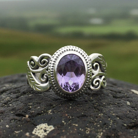 Colleen Celtic Knot Ring in sterling silver