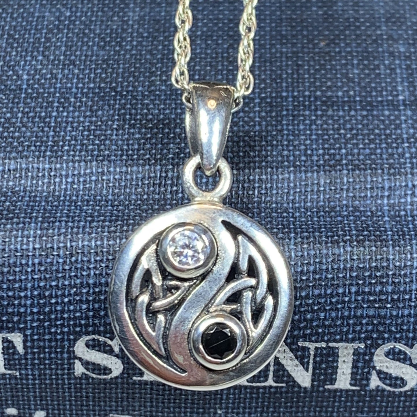 Celtic Yin Yang Necklace — view 3