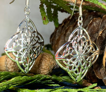 Load image into Gallery viewer, Celtic Knot Earrings, Celtic Jewelry, Irish Jewelry, Scotland Jewelry, Ireland Gift, Pagan Jewelry, Bridal Jewelry, Anniversary Gift
