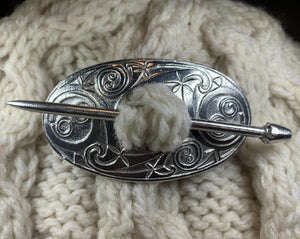 Celtic Scarf Ring, Scotland Jewelry, Irish Jewelry, Celtic Jewelry, Outlander Jewelry, Celtic Spiral Jewelry, Sister Gift, Scarf Slide