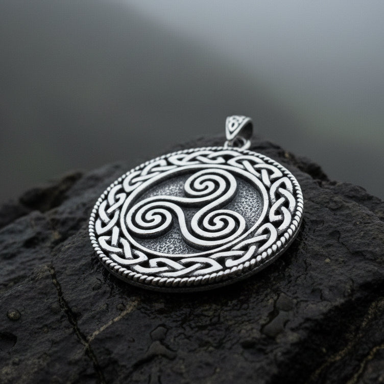 Celtic Spiral Necklace, Celtic Jewelry, Irish Jewelry, Scotland Jewelry, Norse Jewelry, Wiccan Jewelry, Pagan Jewelry, Druid Jewelry