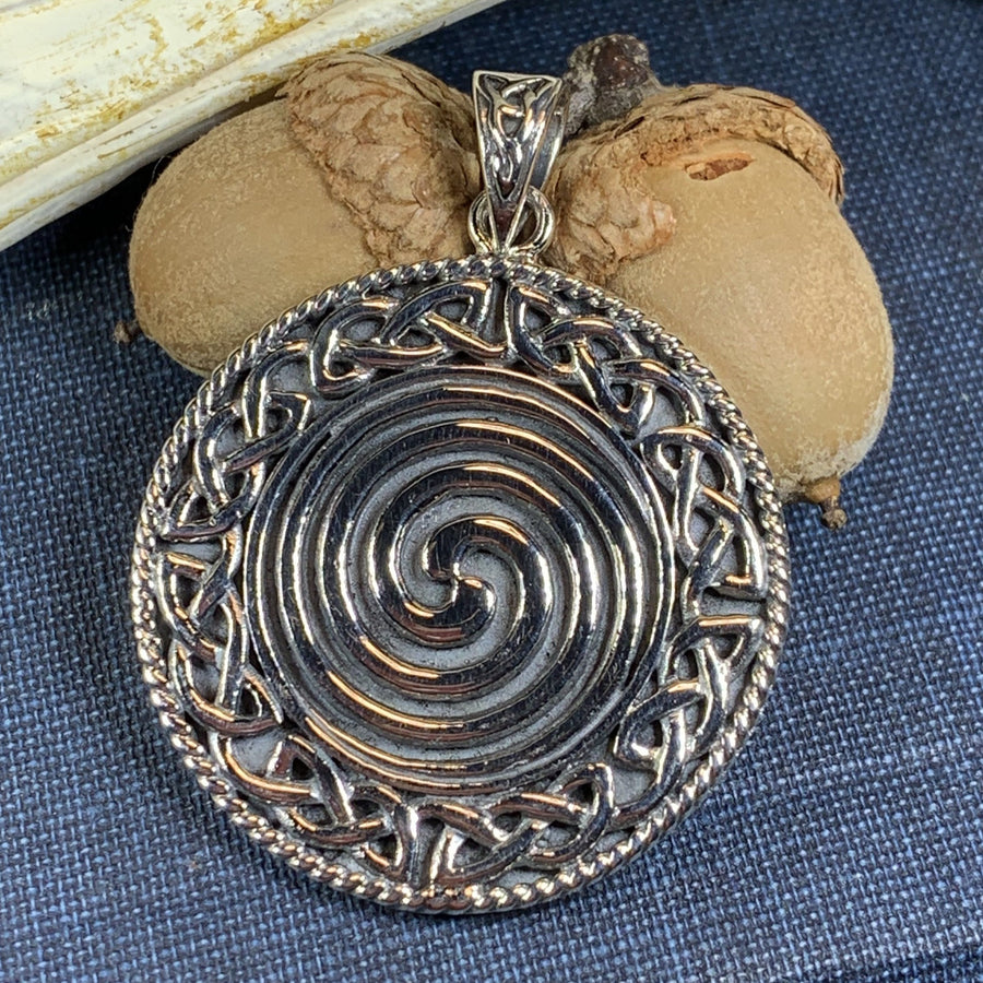 Celtic Spiral Necklace, Celtic Jewelry, Irish Jewelry, Scotland Jewelry, Norse Jewelry, Wiccan Jewelry, Pagan Jewelry, Druid Jewelry