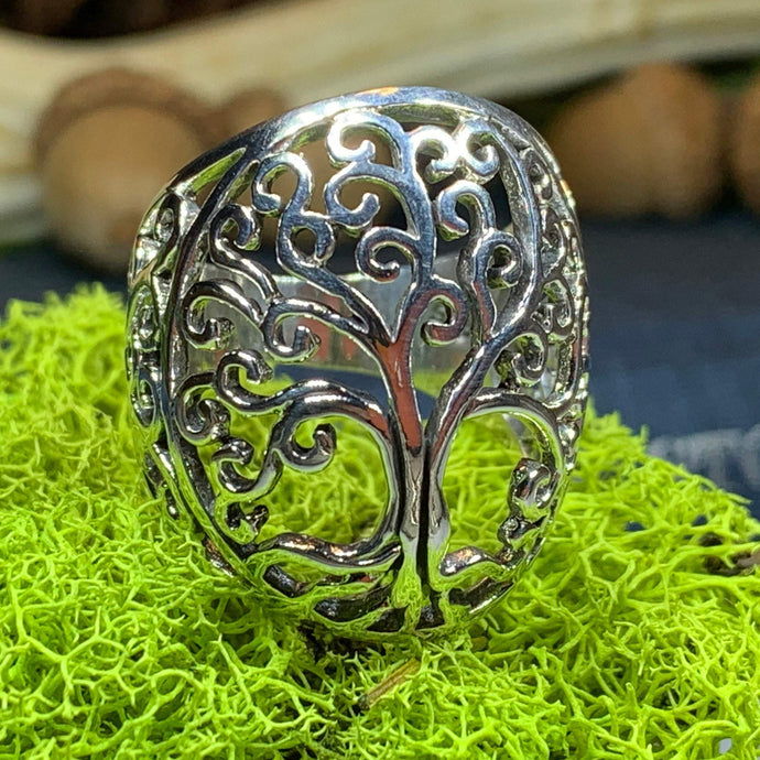 Tree of Life Ring, Celtic Jewelry, Irish Jewelry, Norse Jewelry, Irish Gift, Tree Ring, Anniversary Gift, Bridal Jewelry, Sweet 16 Gift