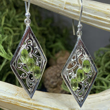 Load image into Gallery viewer, Celtic Knot Earrings, Celtic Jewelry, Irish Jewelry, Love Knot Jewelry, Bridal Jewelry, Gemstone Jewelry, Scotland Jewelry, Mom Gift
