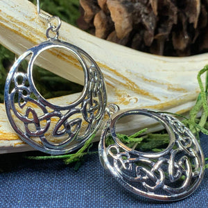 Celtic Knot Earrings, Irish Jewelry, Celtic Jewelry, Mom Gift, Anniversary Gift, Scotland Jewelry, Wife Gift, Love Knot Jewelry, Sister Gift