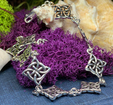 Load image into Gallery viewer, Celtic Knot Bracelet, Celtic Jewelry, Outlander Jewelry, Irish Jewelry, Bridal Jewelry, Scotland Jewelry, Anniversary Gift, Girlfriend Gift

