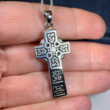 Load image into Gallery viewer, Ballinalee Celtic Cross Necklace 08
