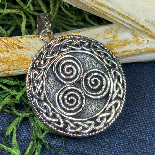 Celtic Spiral Necklace, Celtic Jewelry, Irish Jewelry, Scotland Jewelry, Norse Jewelry, Wiccan Jewelry, Pagan Jewelry, Druid Jewelry