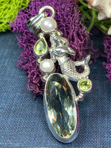 Mermaid Necklace, Celtic Jewelry, Nautical Jewelry, Anniversary Gift, Ocean Jewelry, Friendship Gift, Beach Lover Jewelry, Sea Jewelry