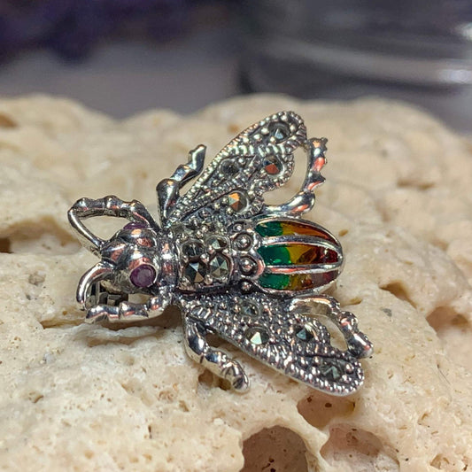 Bee Pin, Outlander Jewelry, Nature Jewelry, Bee Brooch, Bee Jewelry, Mom Gift, Graduation Gift, Celtic Pin, Inspirational Gift, Friend Gift
