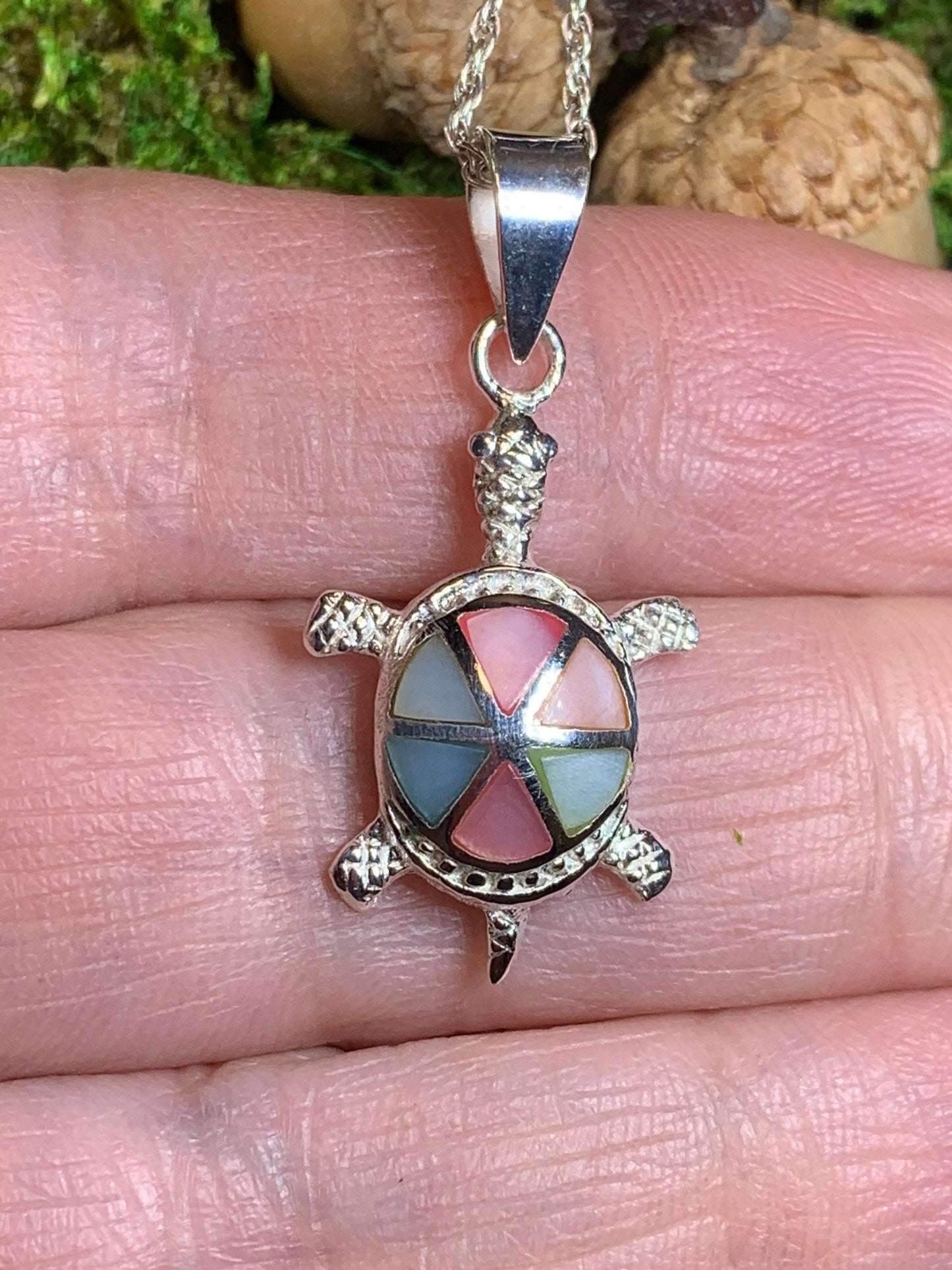 Bright Turtle Necklace — view 8