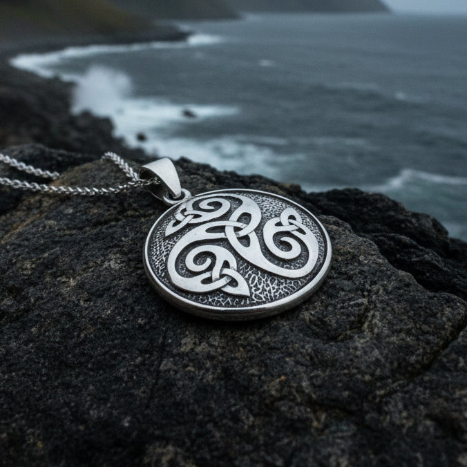 Mochán Celtic Knot Necklace — view 7