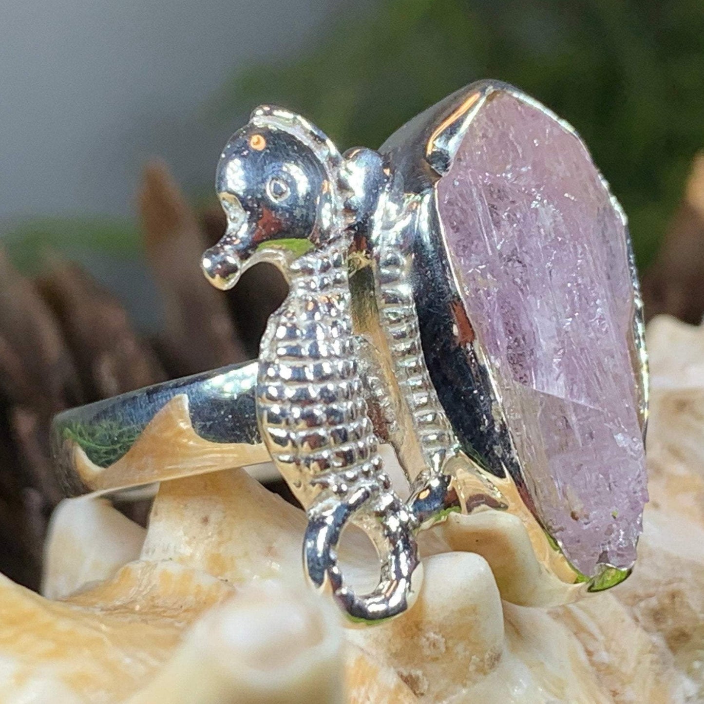 Seahorse Gemstone Ring — view 7