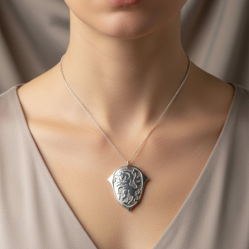 Unicorn of Scotland Necklace, Unicorn Jewelry, Animal Jewelry, Scotland Jewelry, Celtic Jewelry, Pagan Jewelry, Anniversary Gift,