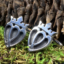 Load image into Gallery viewer, Luckenbooth Cuff Links, Scotland Jewelry, Celtic Jewelry, Scottish Jewelry, Bagpiper Gift, Groom Gift, Boyfriend Gift, Husband Gift
