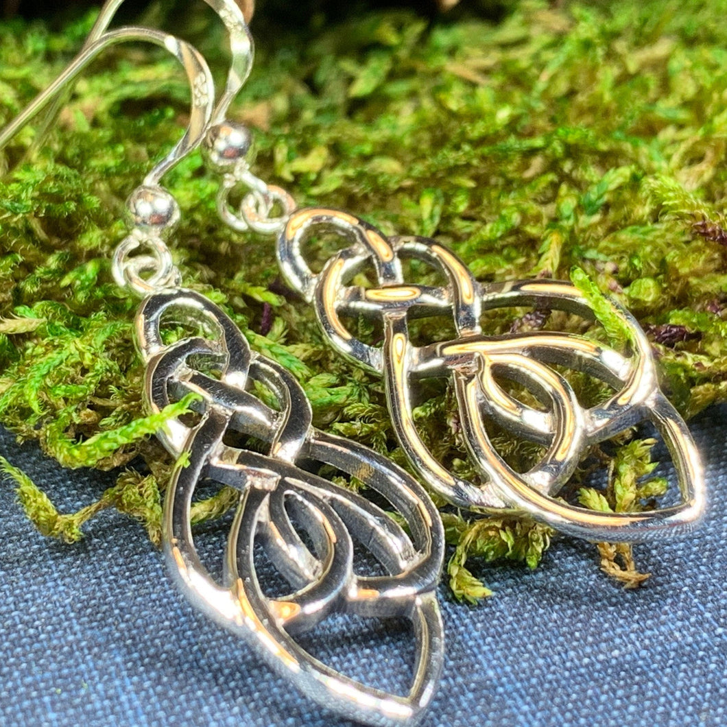 Celtic Knot Earrings, Irish Jewelry, Scotland Jewelry, Mom Gift, Anniversary Gift, Ireland Gift, Sister Gift, Wife Gift, Graduation Gift