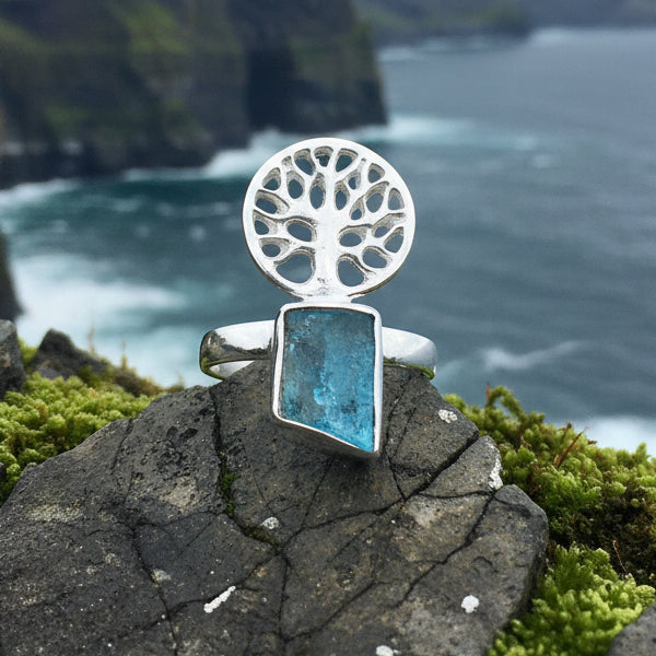 Tree of Life Ring in sterling silver