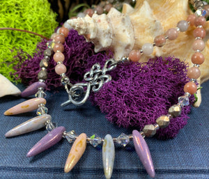 Highland Sunrise Crystal Necklace, Crystal Jewelry, Boho Jewelry, Teacher Gift, Sister Gift, Girlfriend Gift, Mom Gift, Wife Gift, Yoga Gift