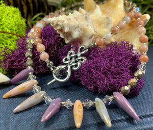 Highland Sunrise Crystal Necklace, Crystal Jewelry, Boho Jewelry, Teacher Gift, Sister Gift, Girlfriend Gift, Mom Gift, Wife Gift, Yoga Gift