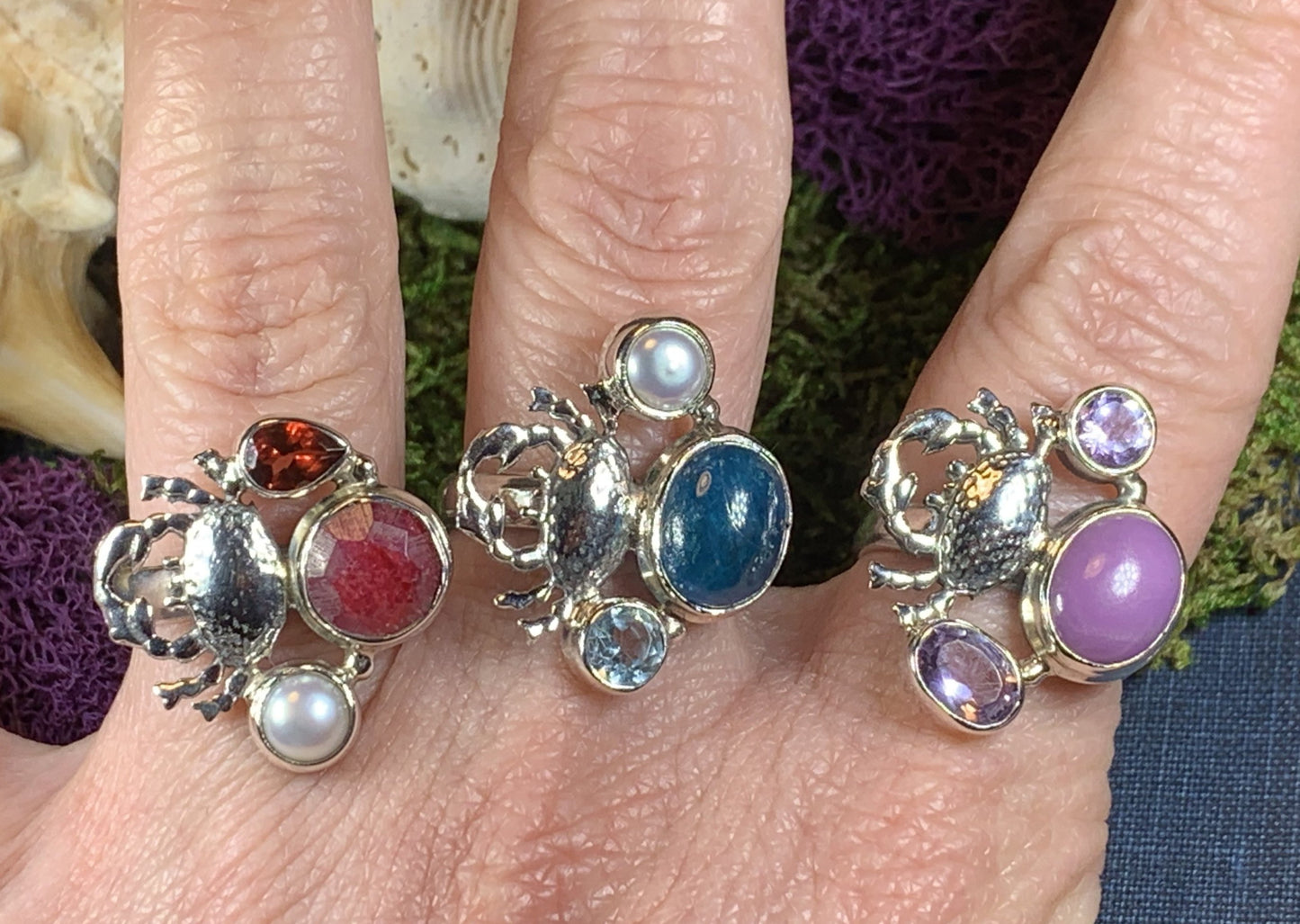 Crab Ring, Celtic Jewelry, Nautical Ring, Ocean Jewelry, Girlfriend Gift, Anniversary Gift, Friendship Gift, Mom Gift, Sister Gift