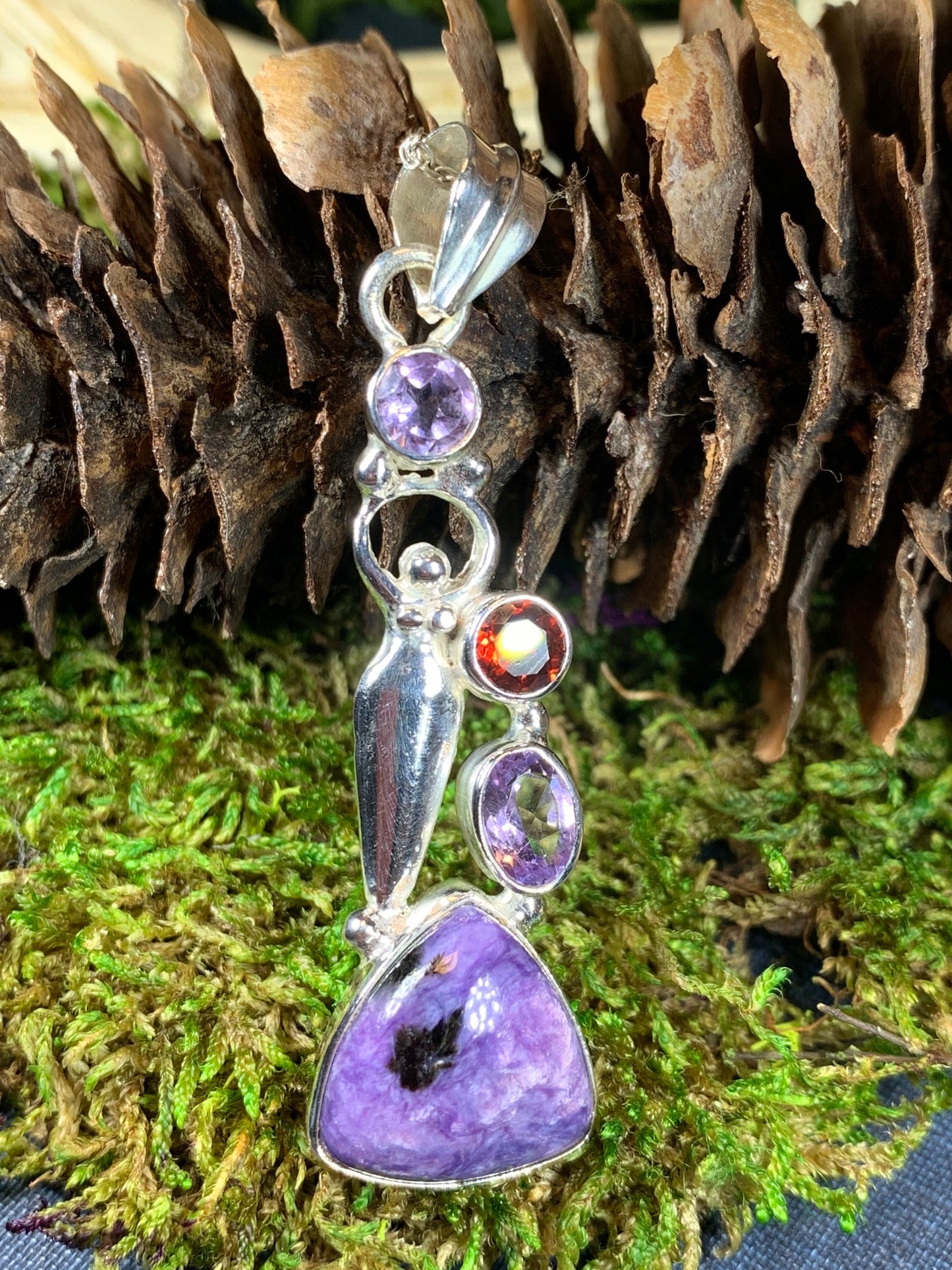 Purple Goddess Necklace — view 5