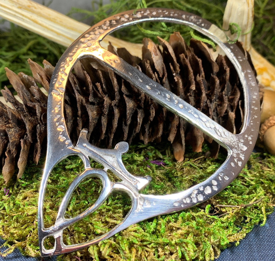 Luckenbooth Scarf Ring, Scotland Jewelry, Heart Jewelry, Scottish Jewelry, Celtic Jewelry, Mom Gift, Wife Gift, Sister Gift, Outlander Gift